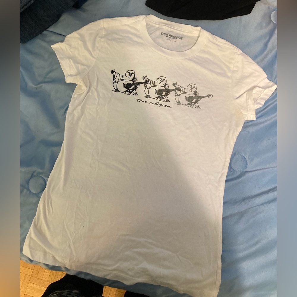 True Religion women’s white tshirt xtra small